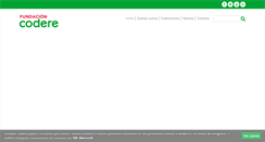 Desktop Screenshot of fundacioncodere.org