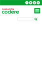 Mobile Screenshot of fundacioncodere.org